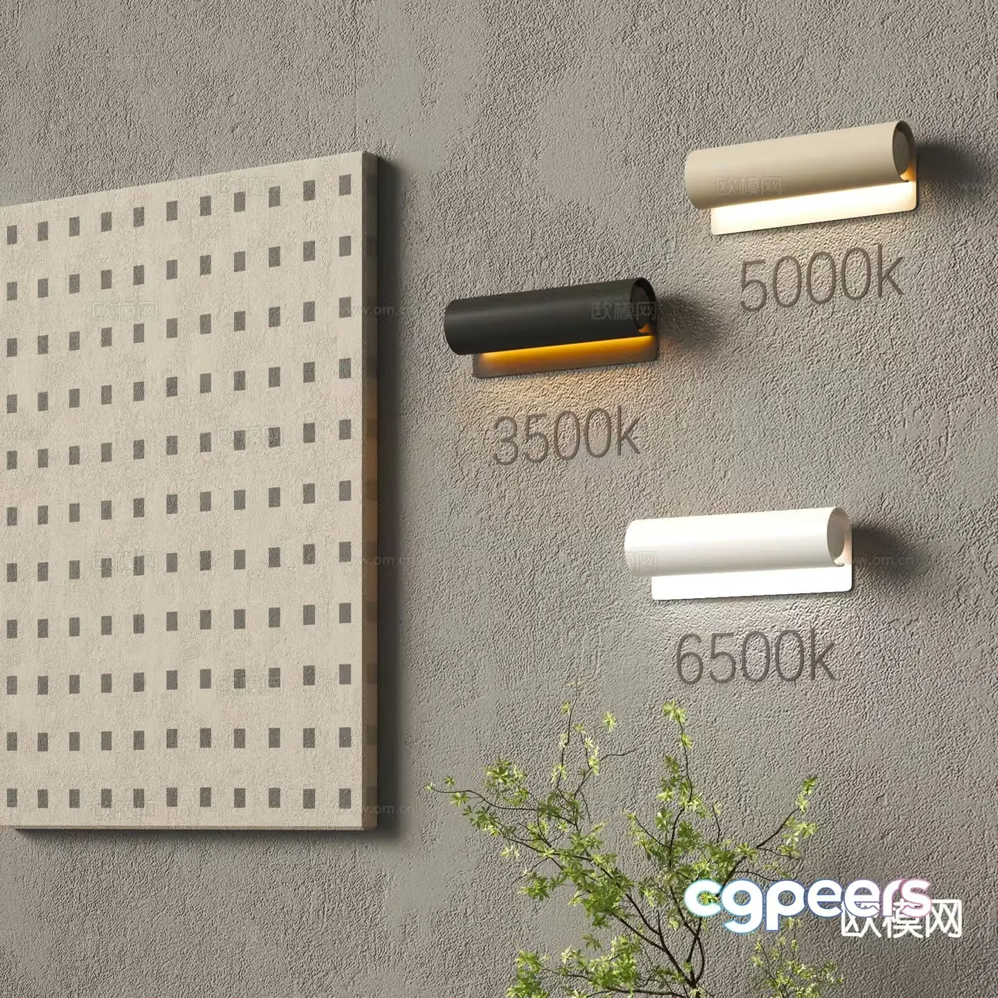 Modern wall lamp creative wall lamp personalized wall lamp 3d model