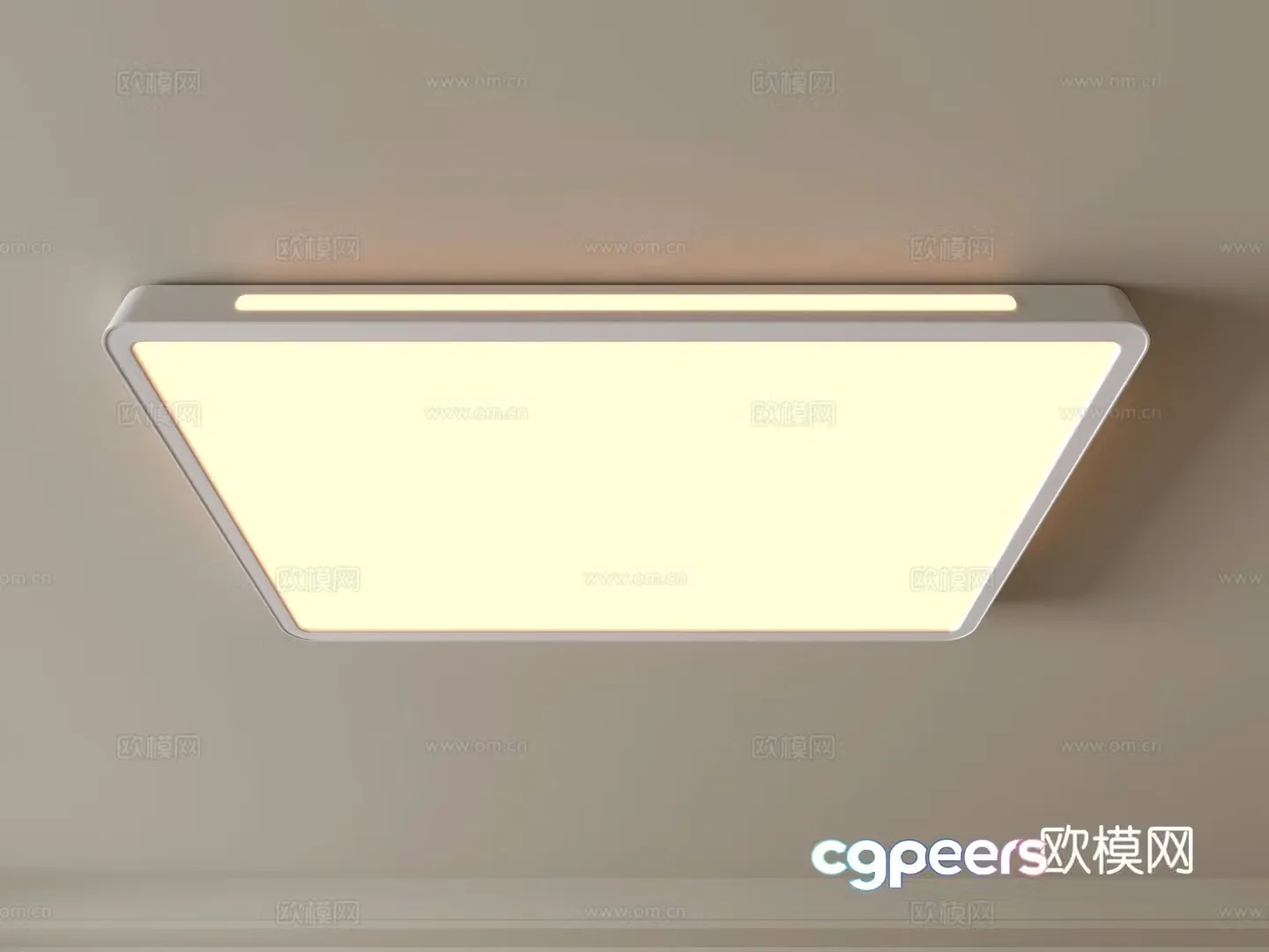 Modern ceiling lamp Geometric ceiling lamp Bedroom lamp Artistic shaped lamp Fashion living room lamp 3D model