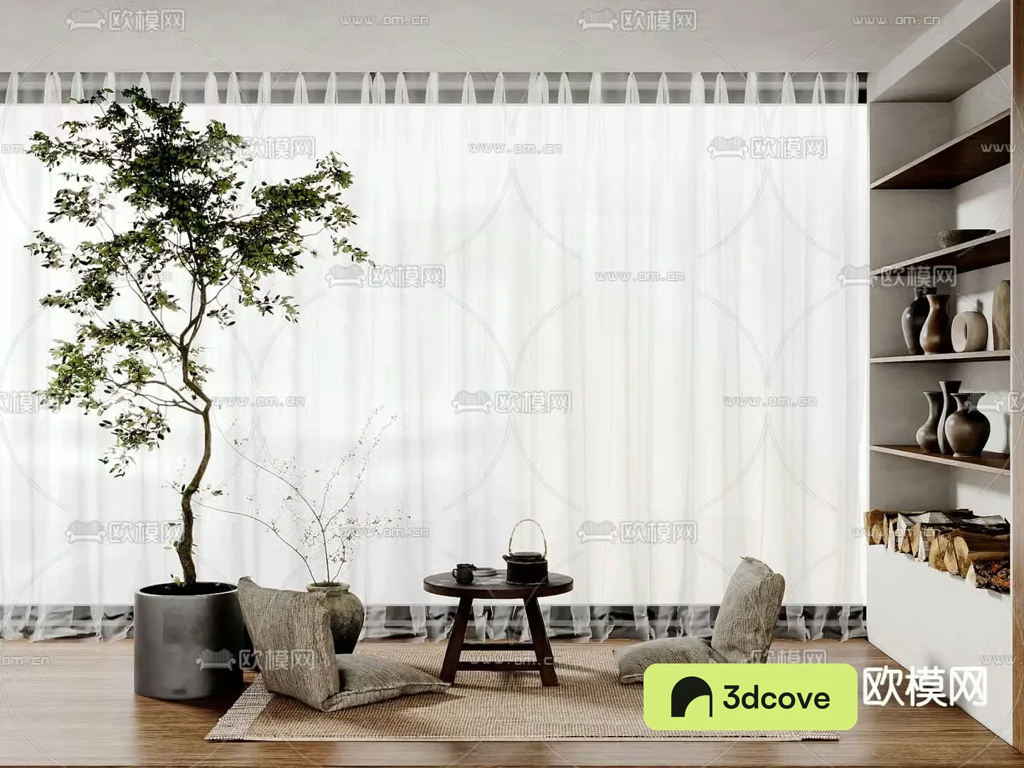 Leisure table and chairs Tatami table and chairs