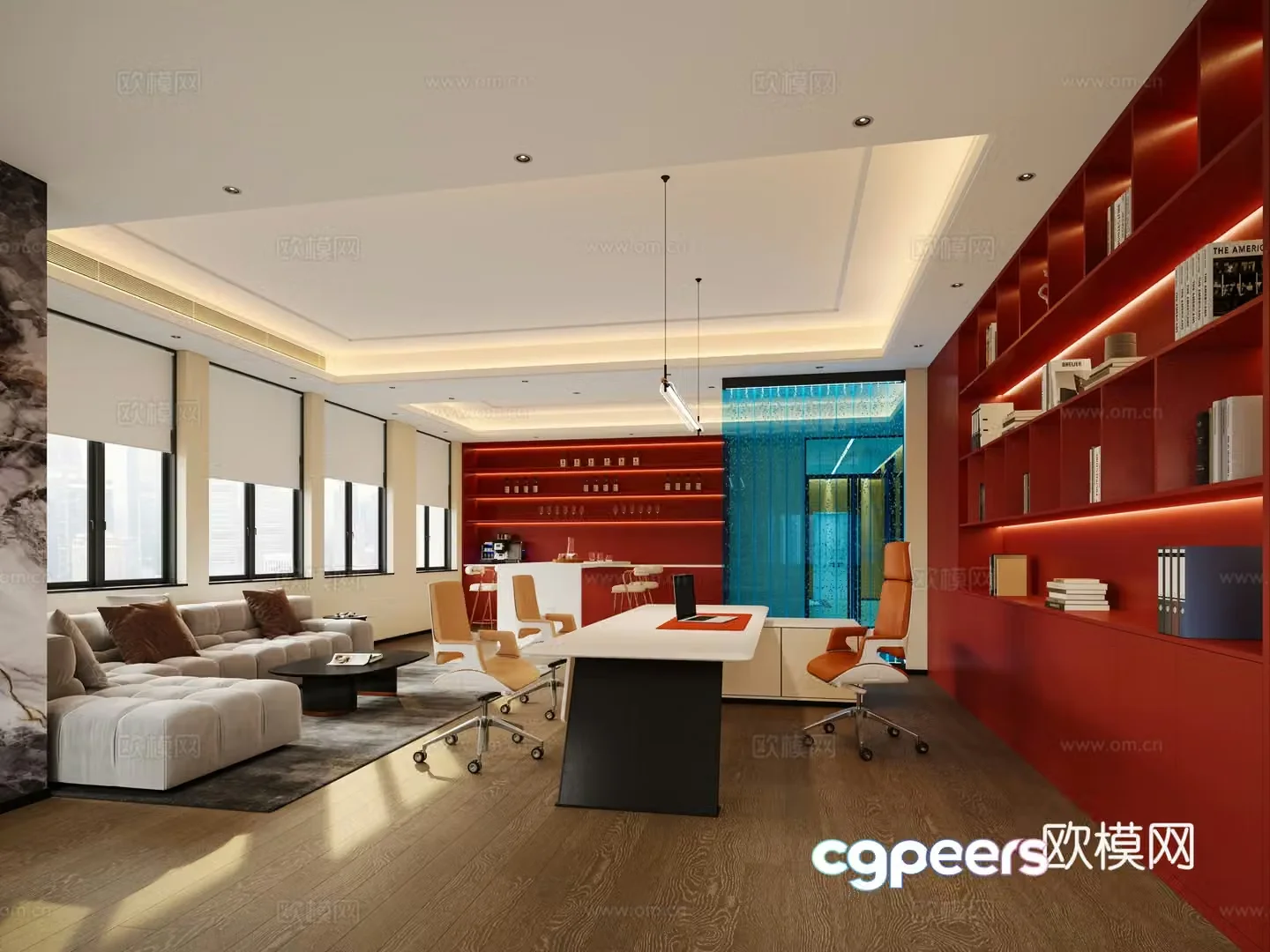 Modern General Manager Office 3D model