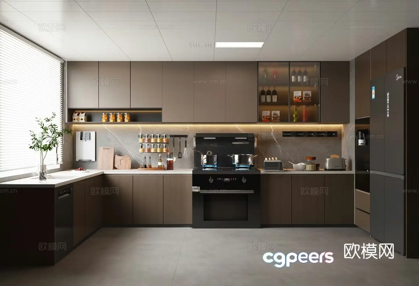 Italian kitchen 3d model