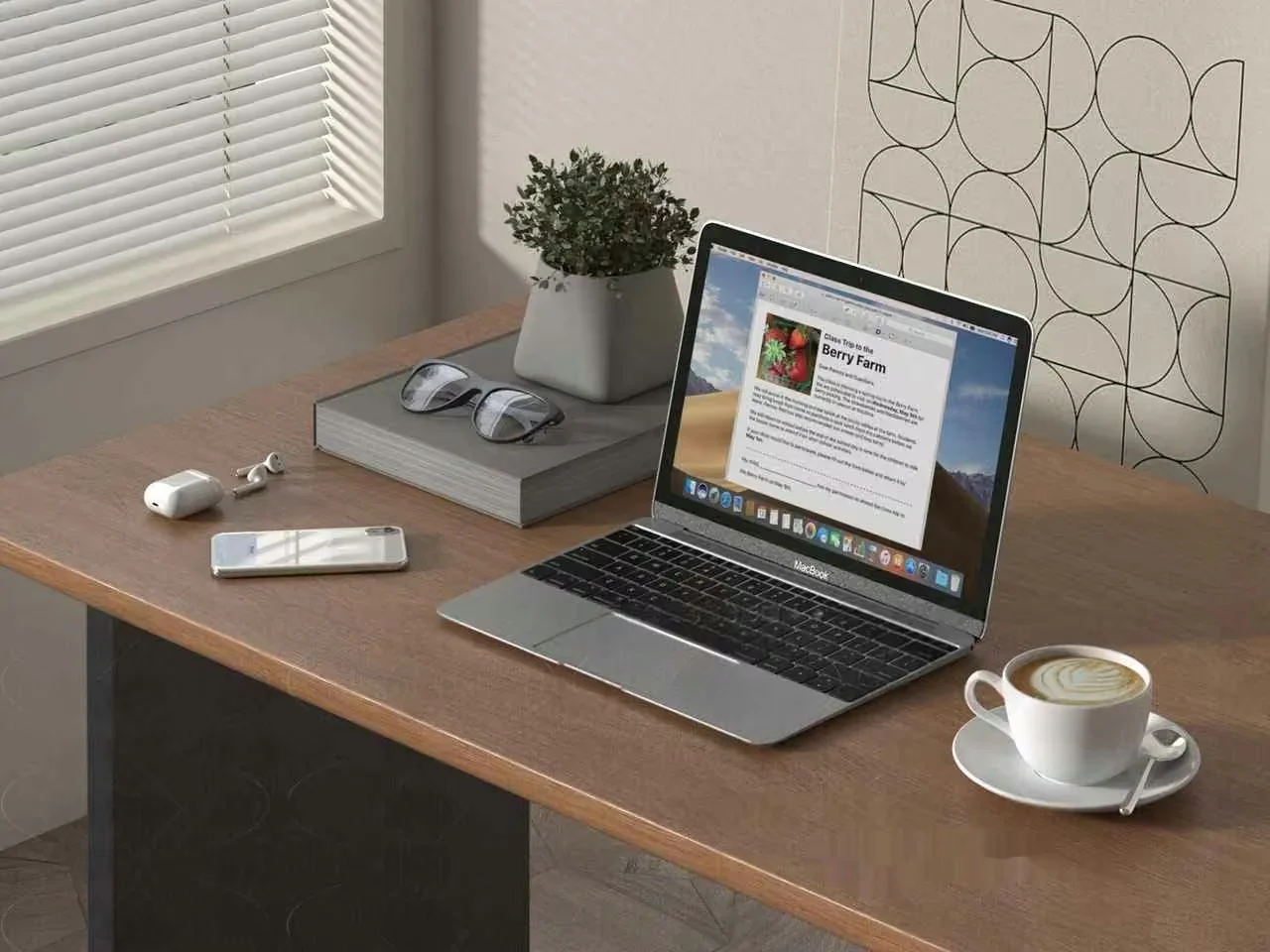 A Macbook Pro Computer 3D Model – 2325 – VRAY Render