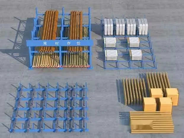 Metal Storage Racks 3D Model – 5092 – VRAY Render