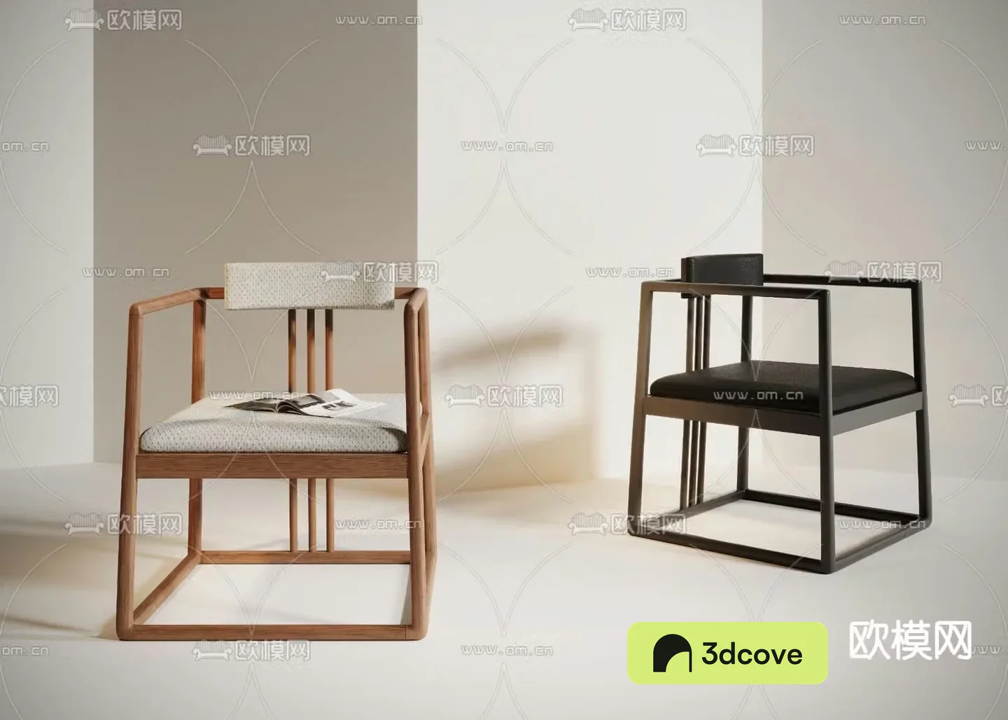 New Chinese style chair dining chair tea chair