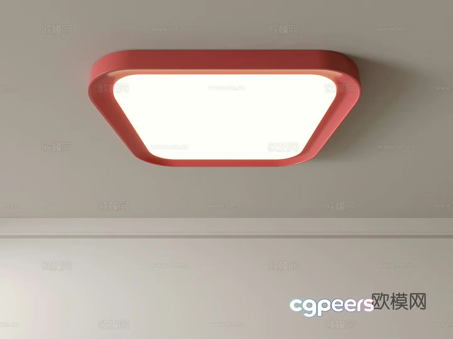 Modern ceiling lamp Geometric ceiling lamp Bedroom lamp Artistic shaped lamp Fashion living room lamp 3D model