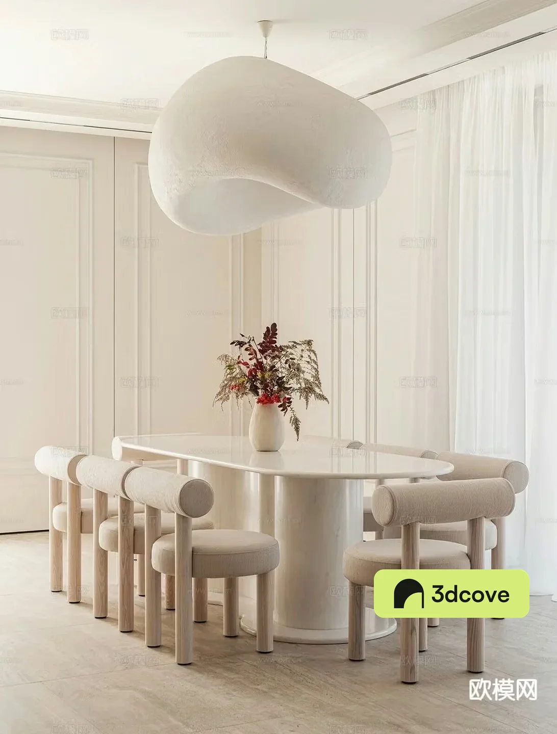 Cream style dining table and chairs oval dining table