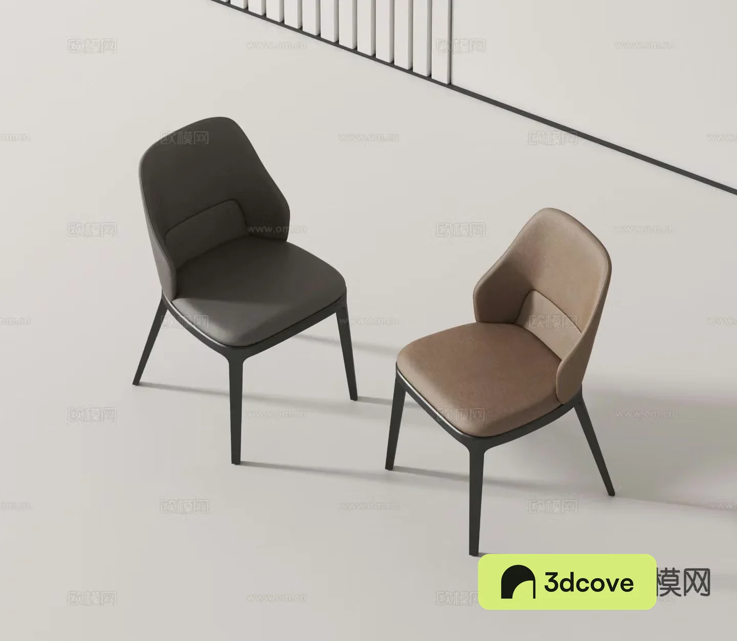 Modern single chair dining chair
