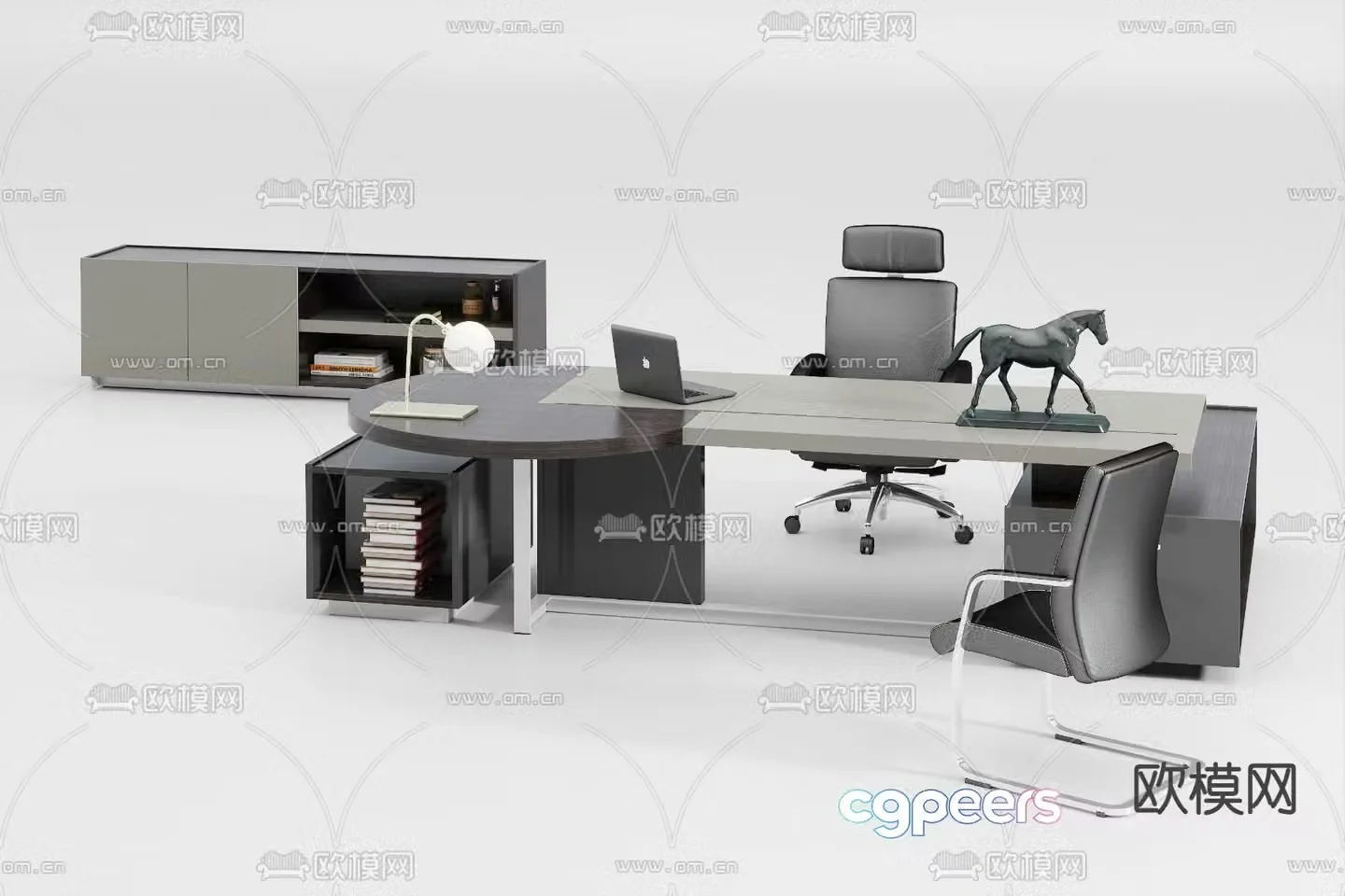 Executive desk executive desk 3d model