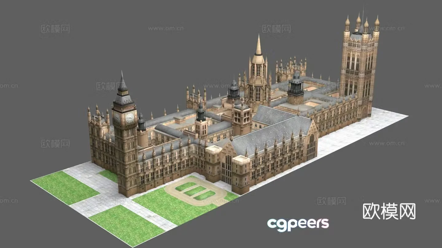 Palace of Westminster 3D model