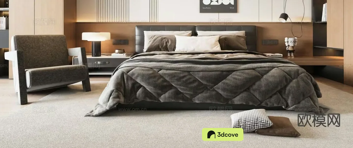 Italian double bed