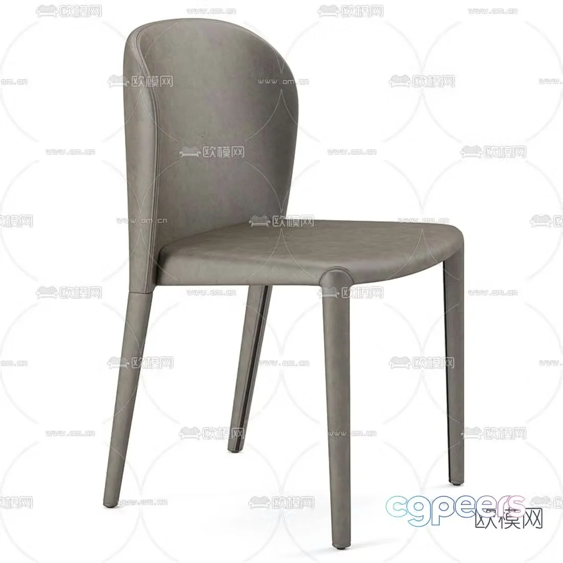 Cattelan Italia single chair 3d model