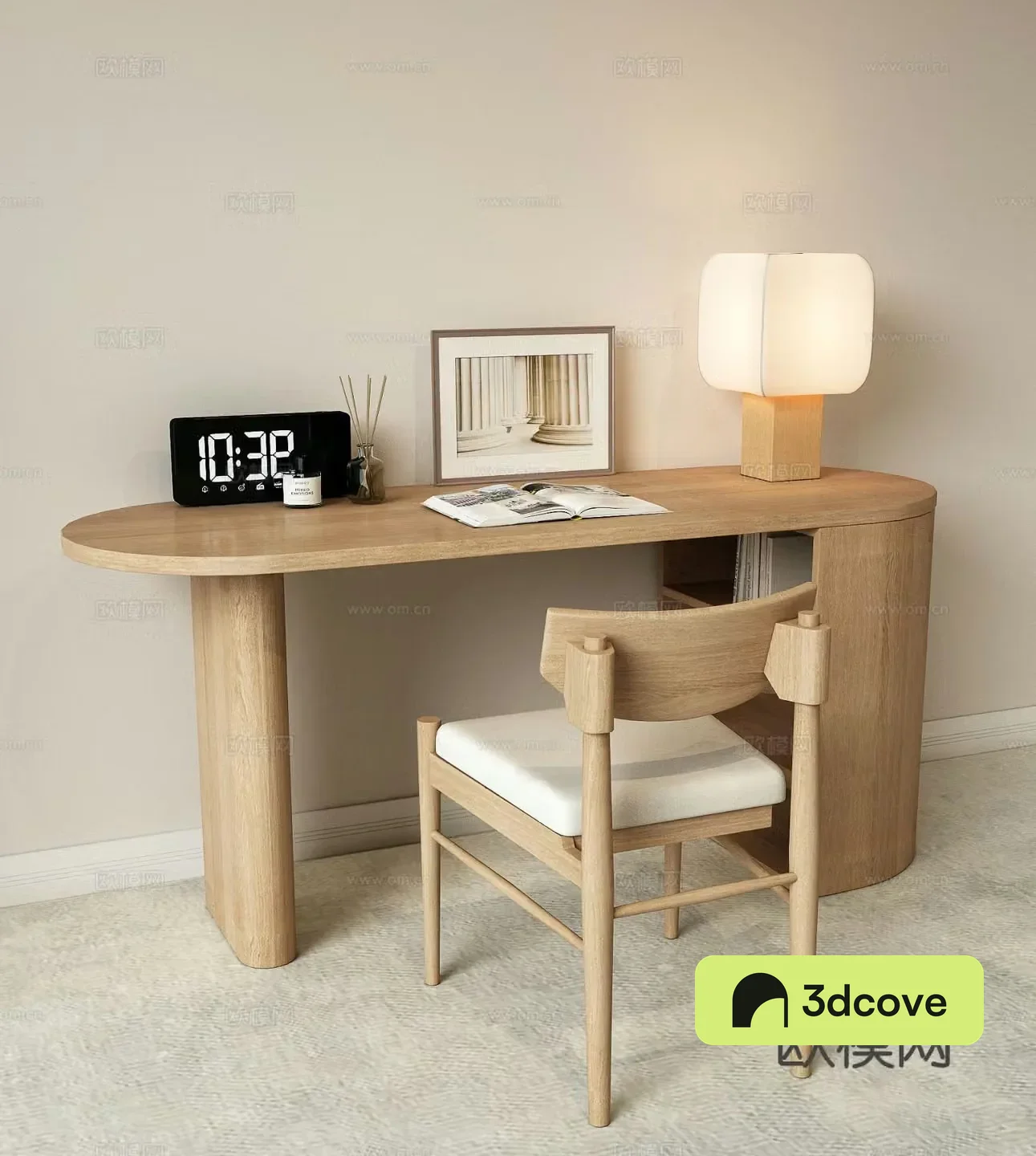 Log desk chair