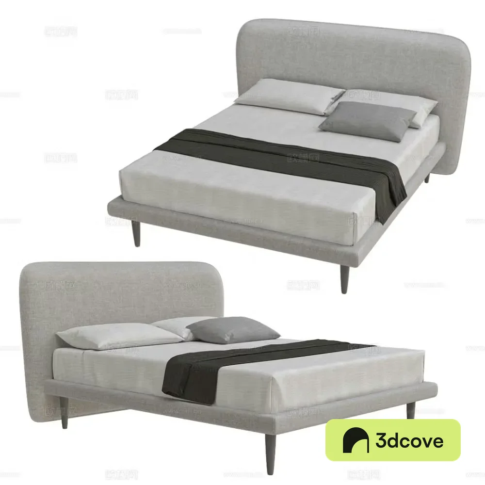 Modern double bed