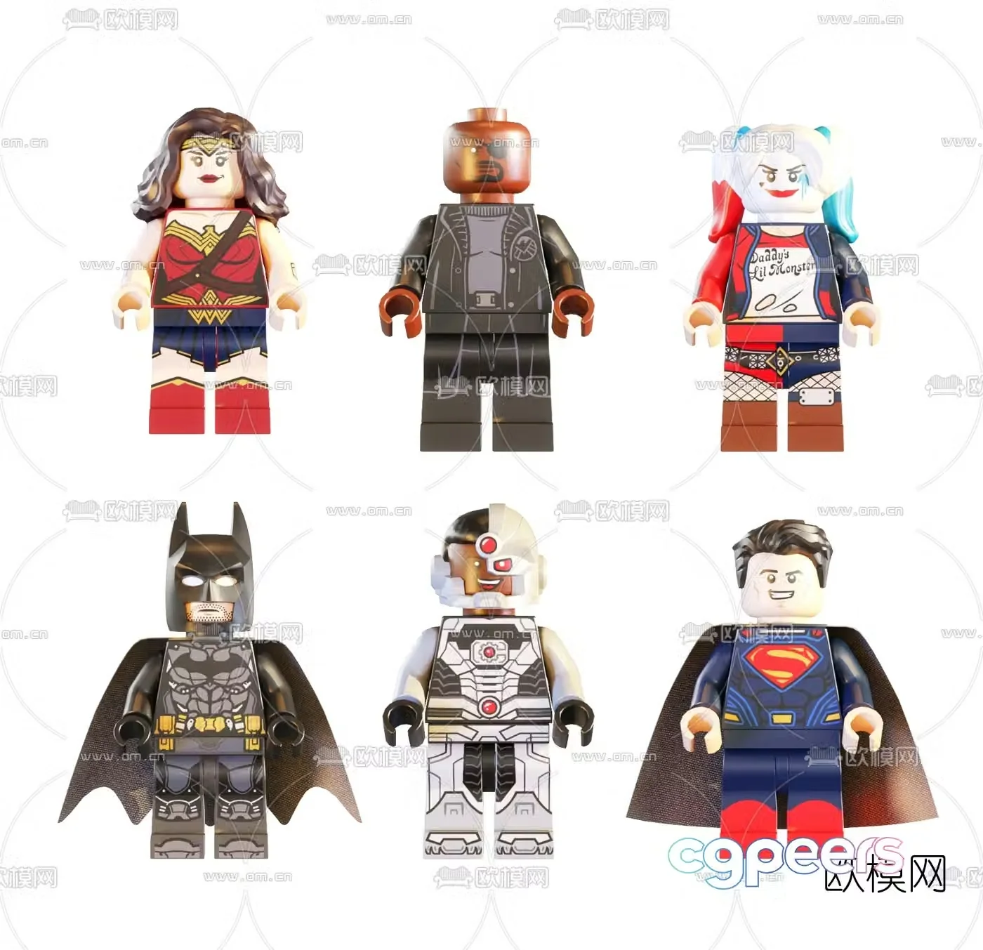 Modern cartoon toy 3d model