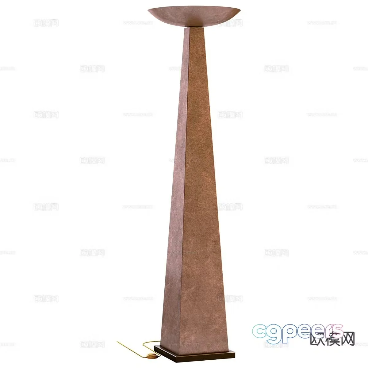 Nordic floor lamp 3d model