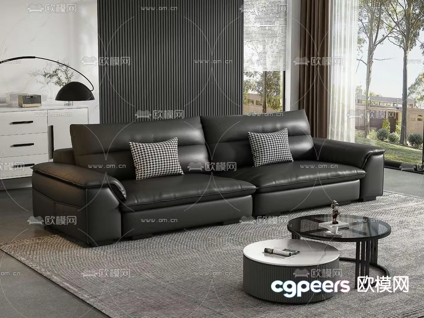 Italian love sofa 3d model