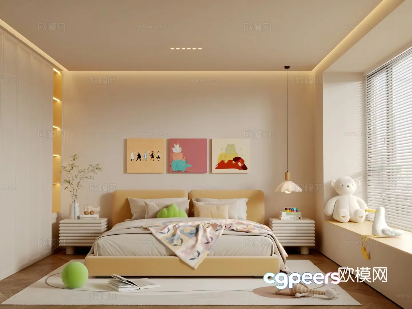 Dopamine children’s room 3D model