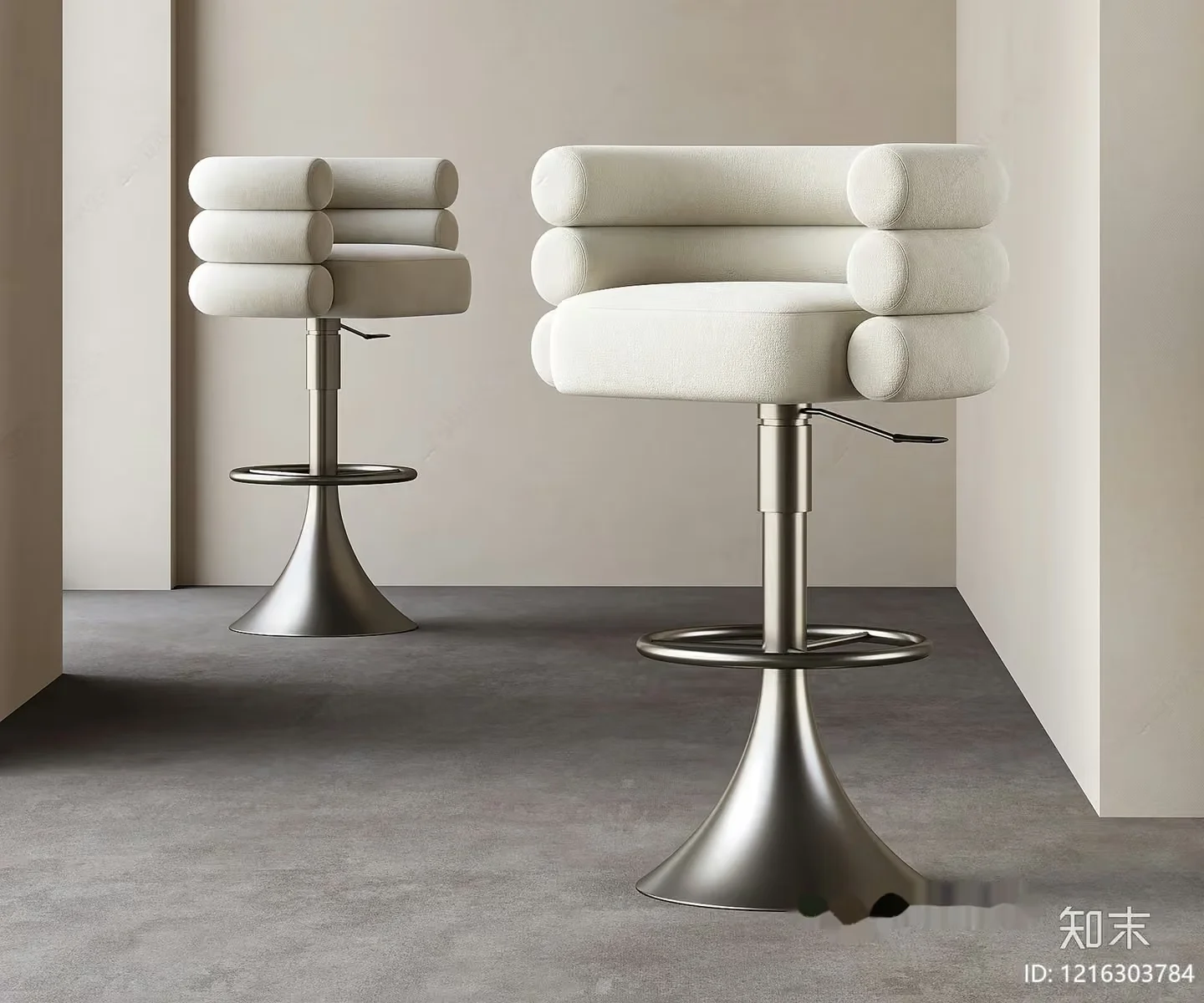 Modern Bar Stools 3D Model – 14168 – VRAY Render