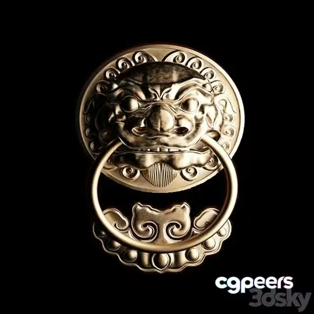 3ds Max Free – Antique lion head