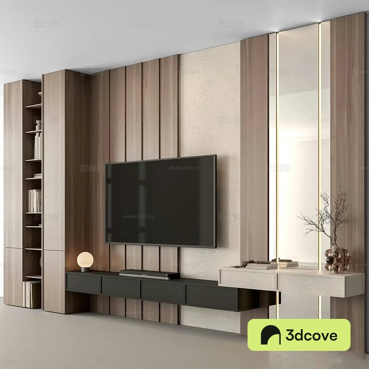 New Chinese TV background wall