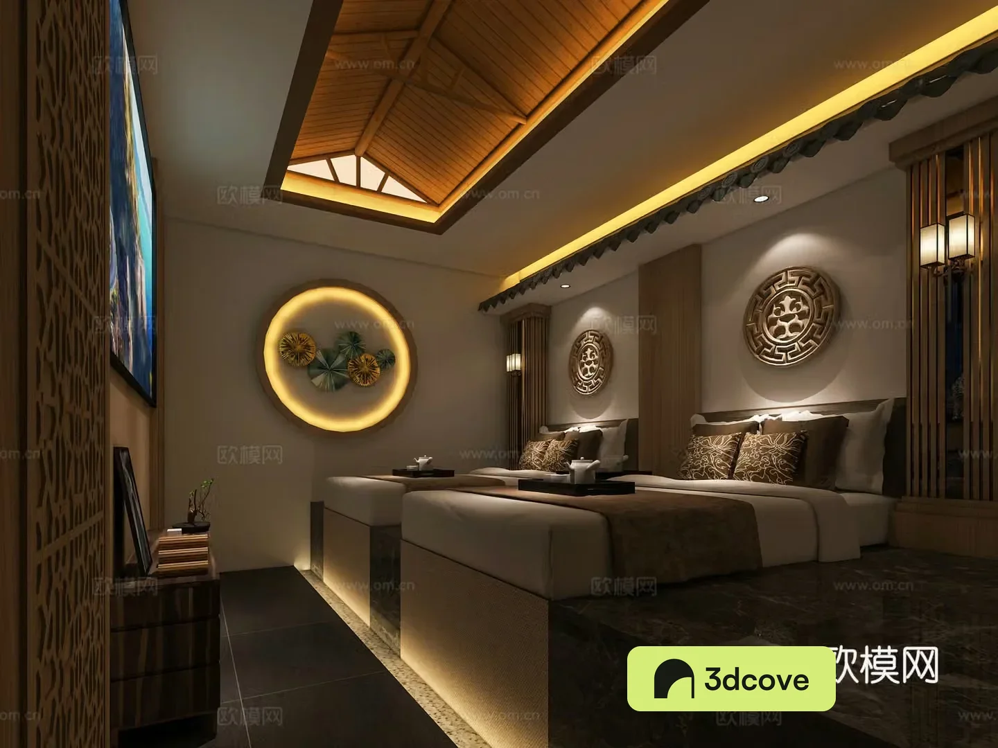 New Chinese -style foot bath room foot therapy room washing room