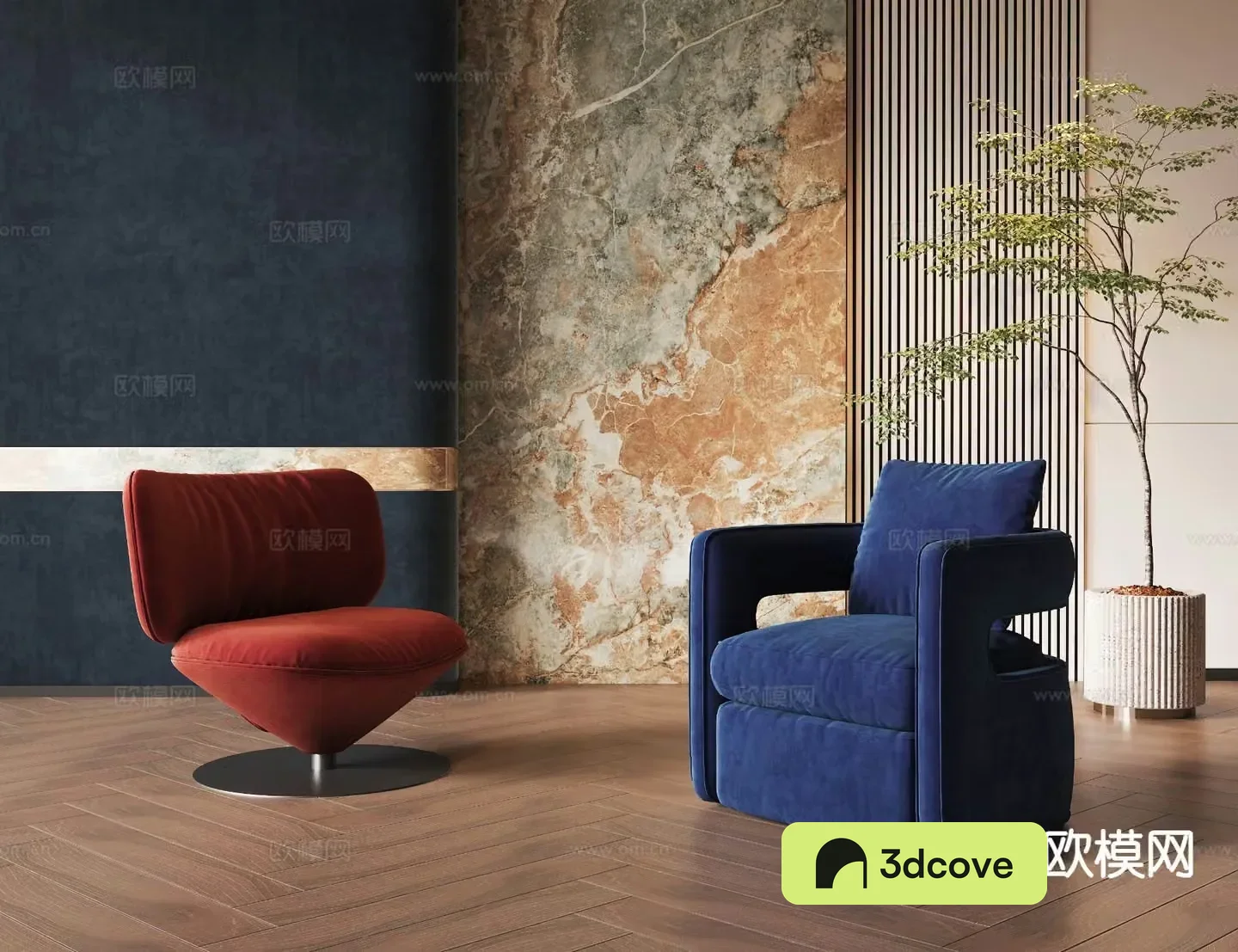Modern single sofa