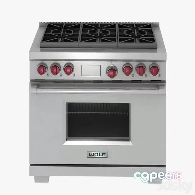 3ds Max Free – Wolf gas stove