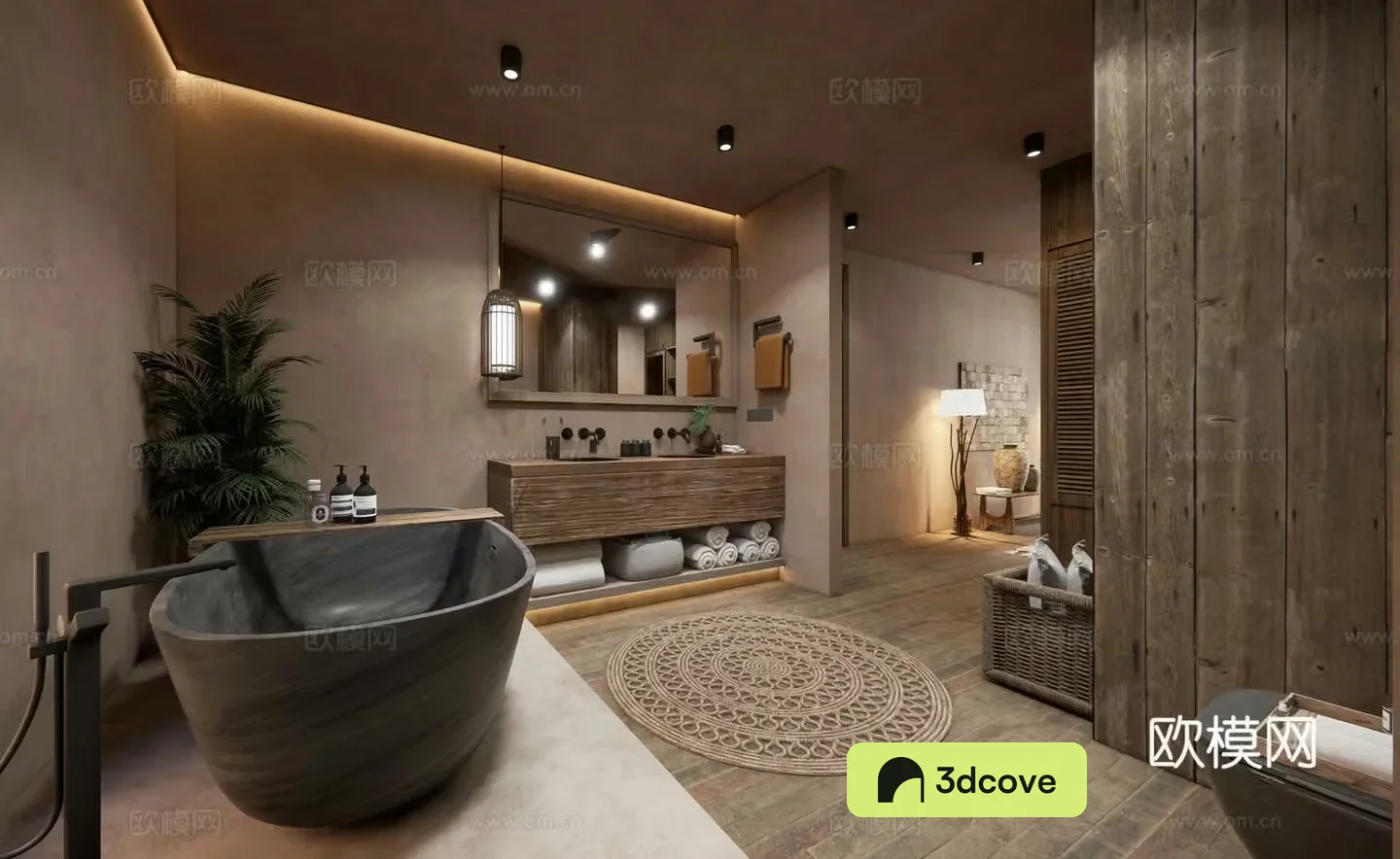 Wasabi-wind bathroom Wasabi-silver bathroom bathtub Toilet bathroom sink bathtub Toilet basin 3D model