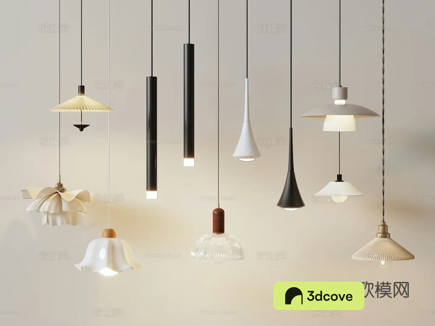 Modern small chandelier