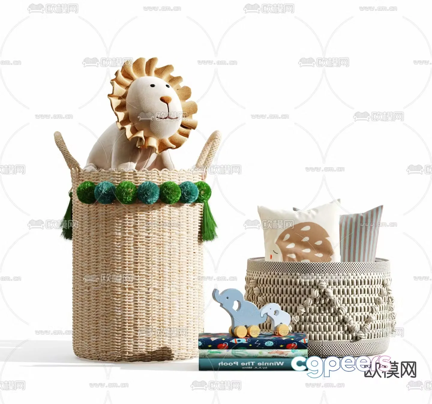 Modern children’s toys 3d model
