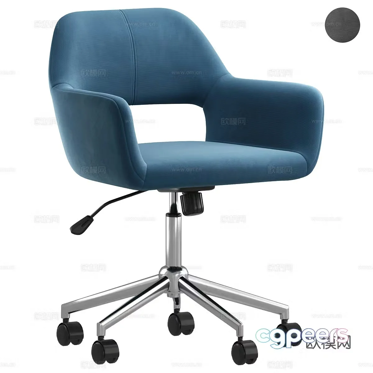 Office chair book chair 3D model