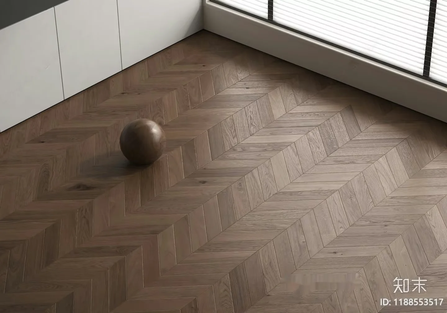 A Wooden Ball 3D Model – 6776 – VRAY Render