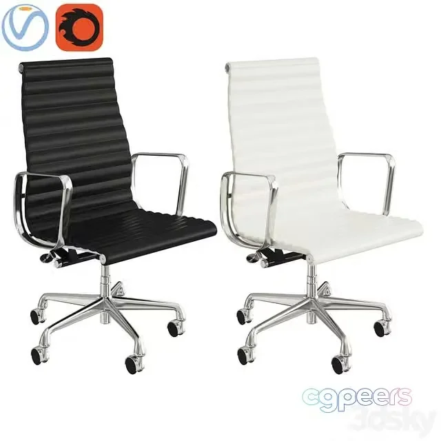 3ds Max Free – Eames executive chair