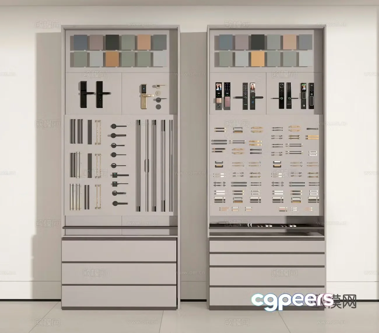Hardware cabinet 3D model