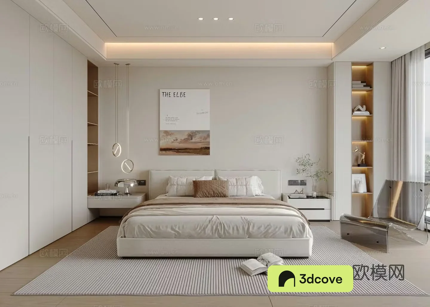 Creamy Bedroom Master Bedroom