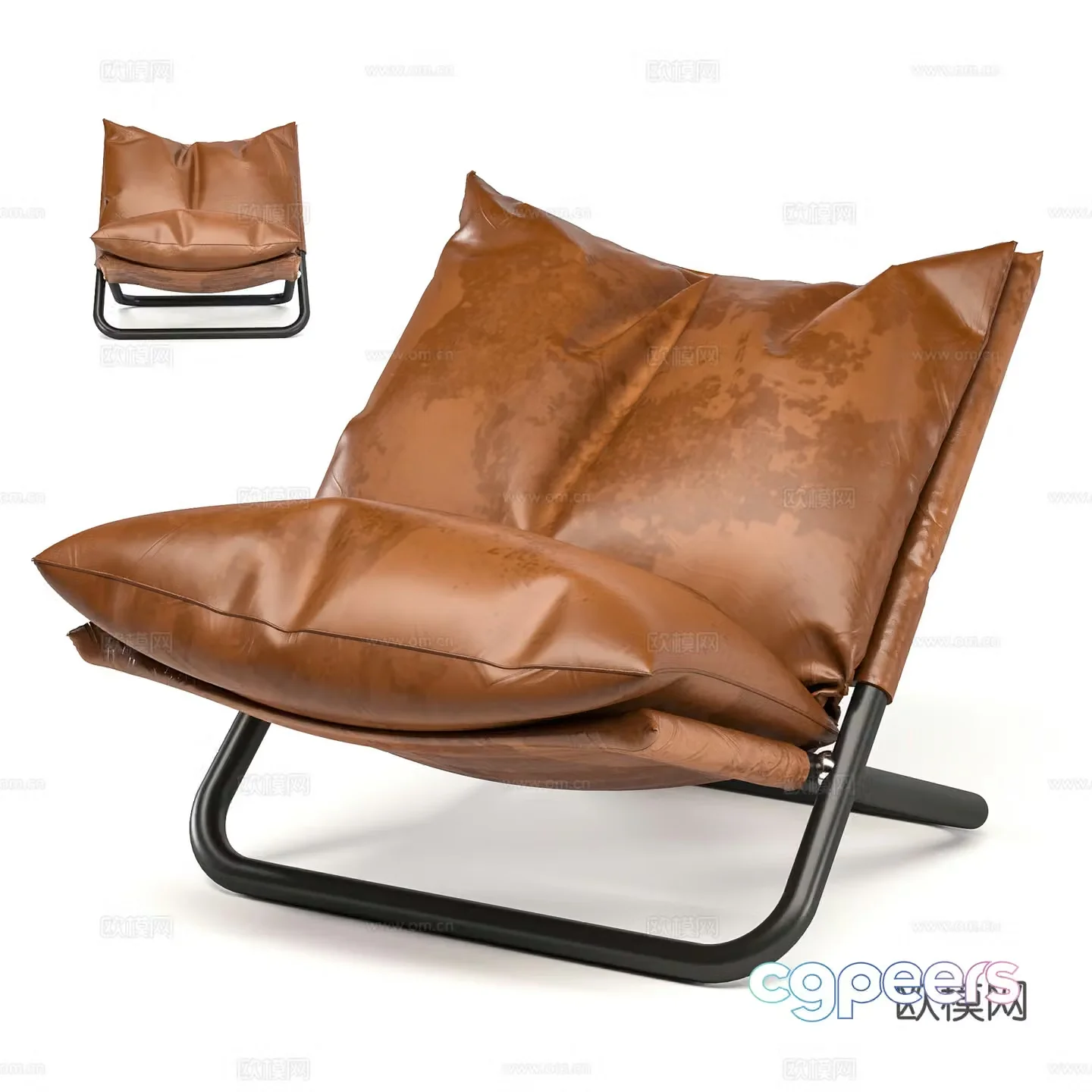 New Chinese style stool shoe changing stool 3d model
