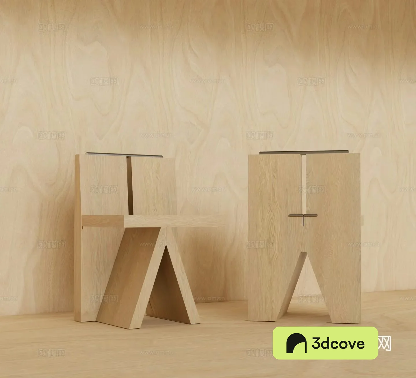 Log style chair wooden dining chair small bench shoe changing stool