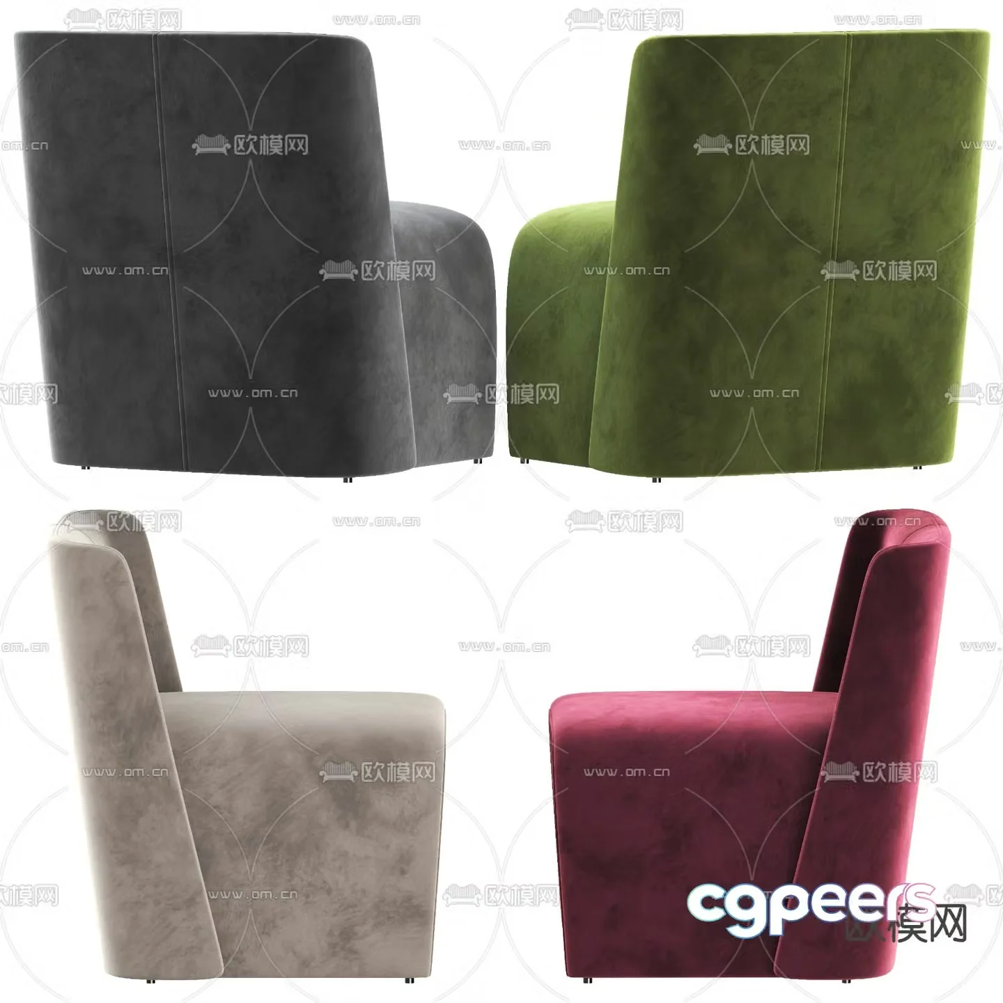 Modern casual sofa sofa chair 3d model