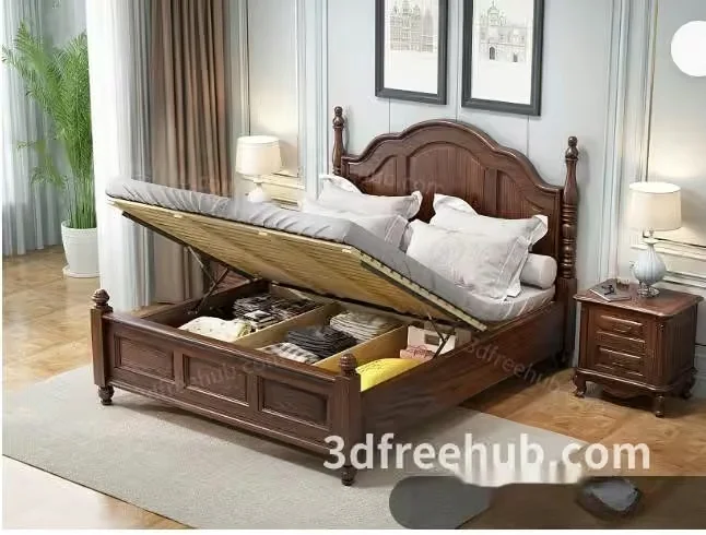 Cozy Bedroom 3D Model – 20916 – VRAY Render