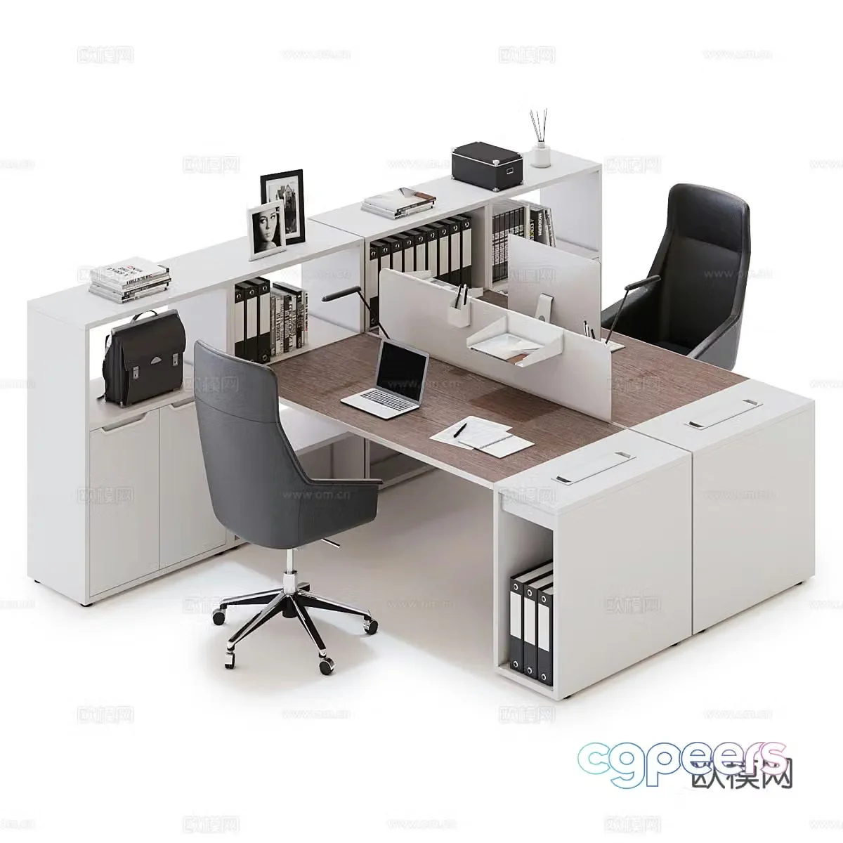 Office desk chair 3d model