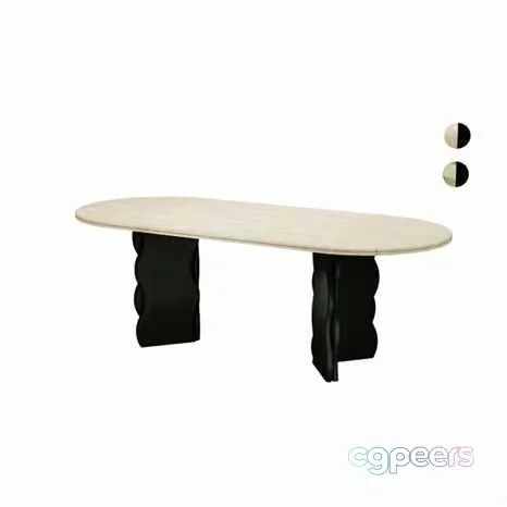Modern Minimalist Table 3D Model – 9606 – CORONA Render