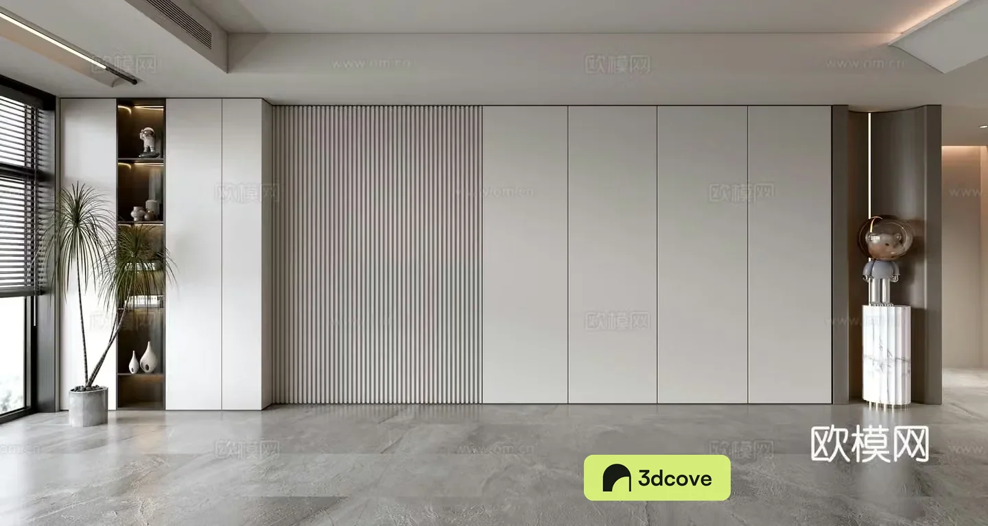 Modern sofa background wall