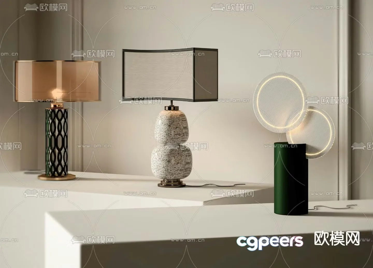 Modern table lamp decorative lamp bedside lamp 3d model