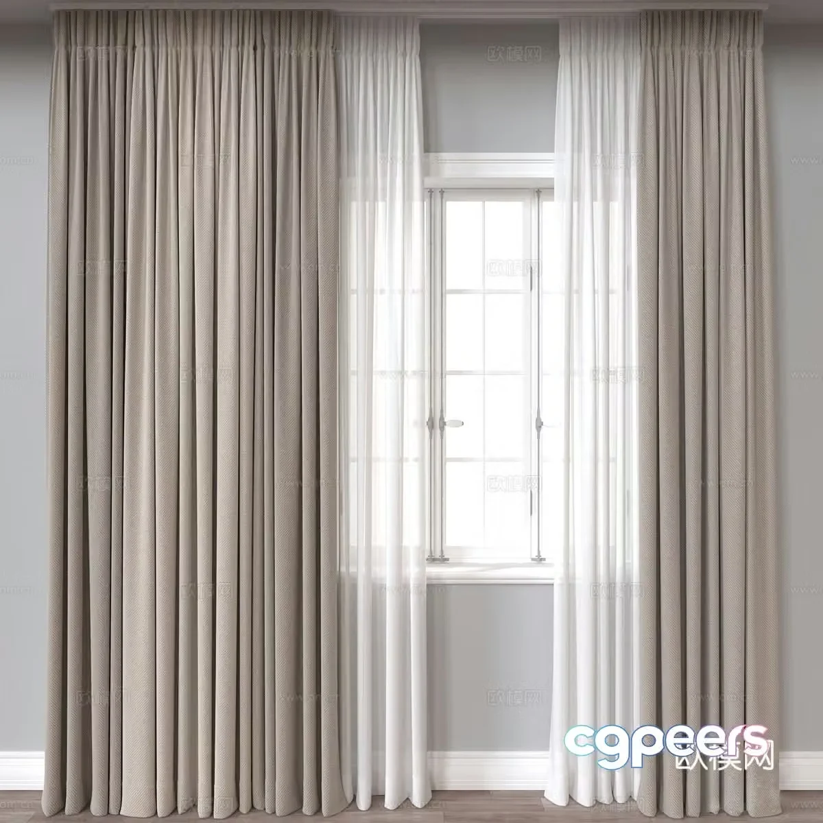 Curtain 3d model