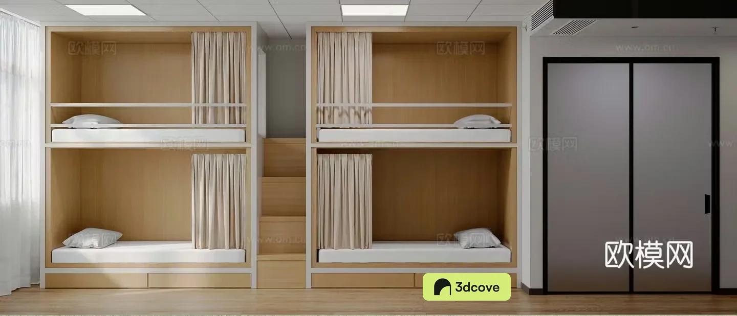 Modern style school dormitory