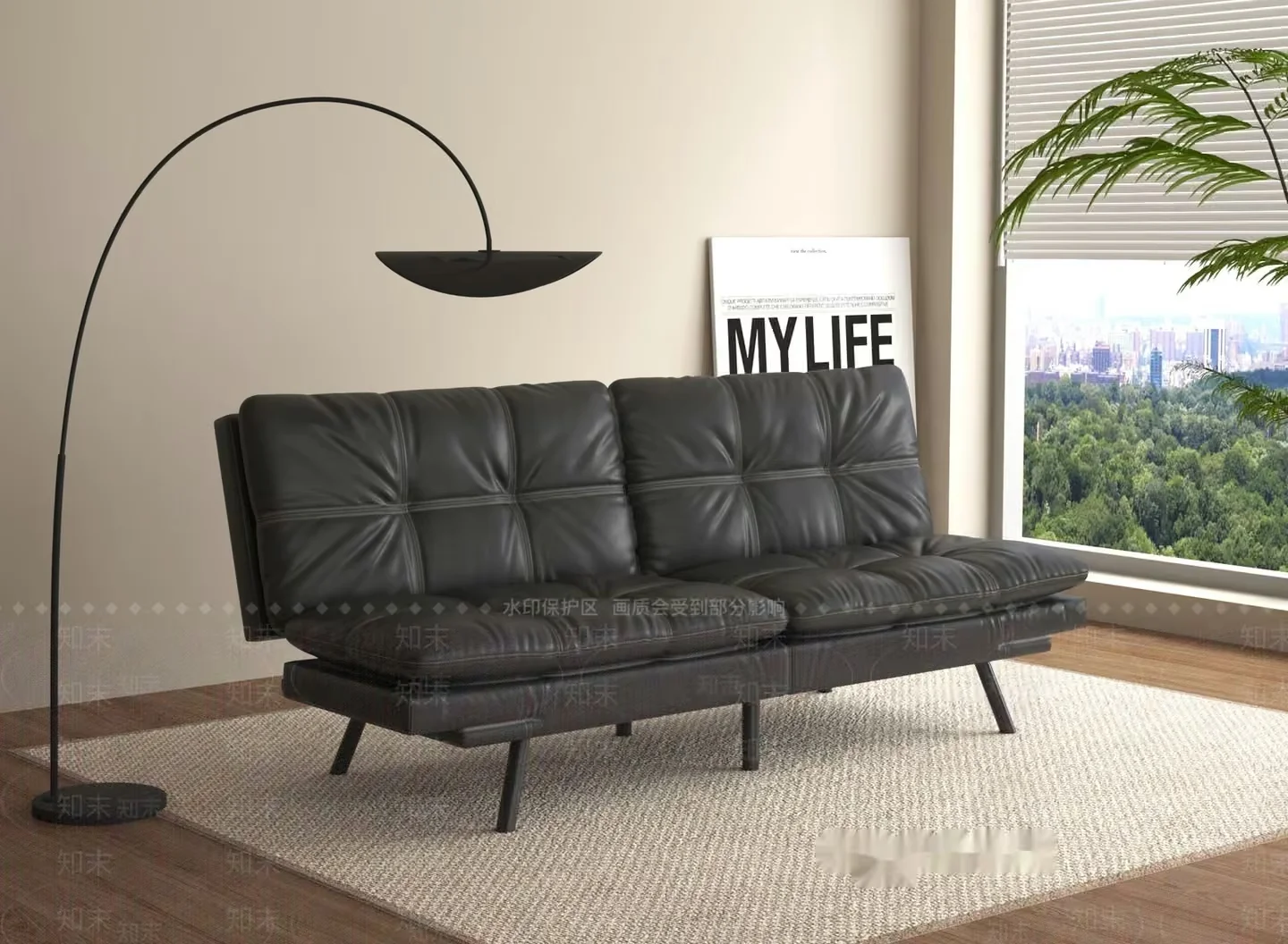 Modern Living Room 3D Model – 1972 – VRAY Render