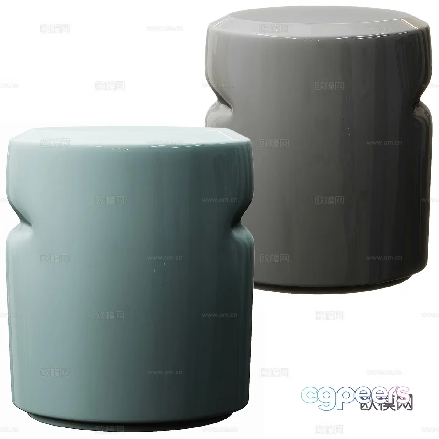 Small stool 3d model