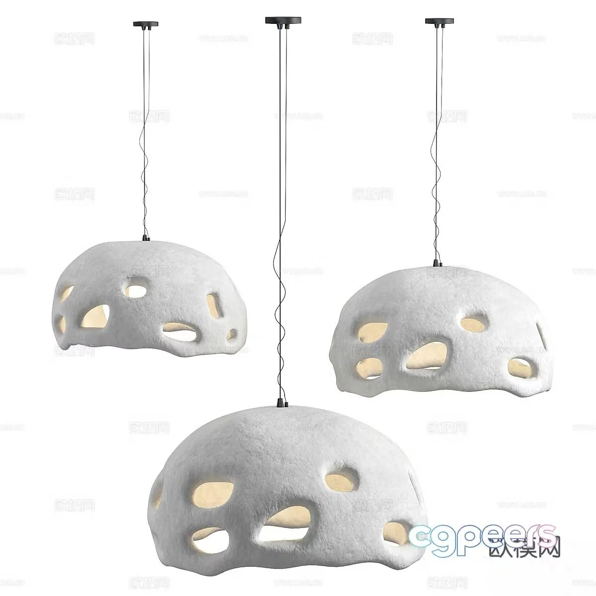 Wasabi Decorative Chandelier 3D Model