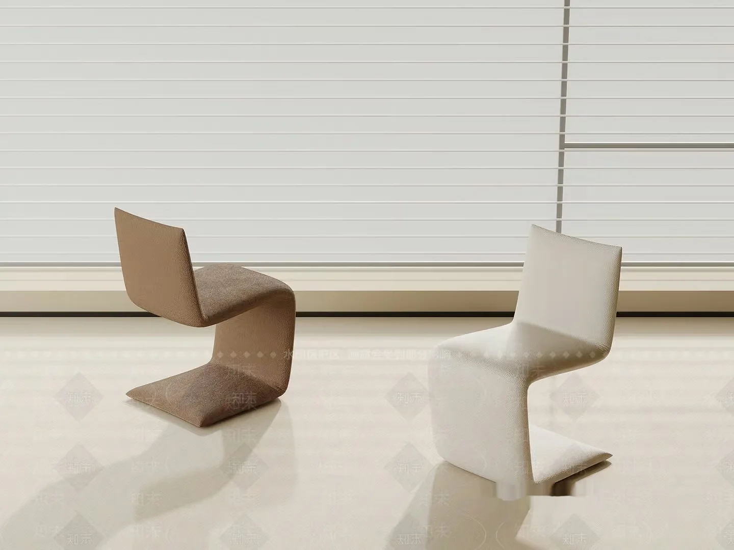 Modern Minimalist Chairs 3D Model – 15076 – VRAY Render