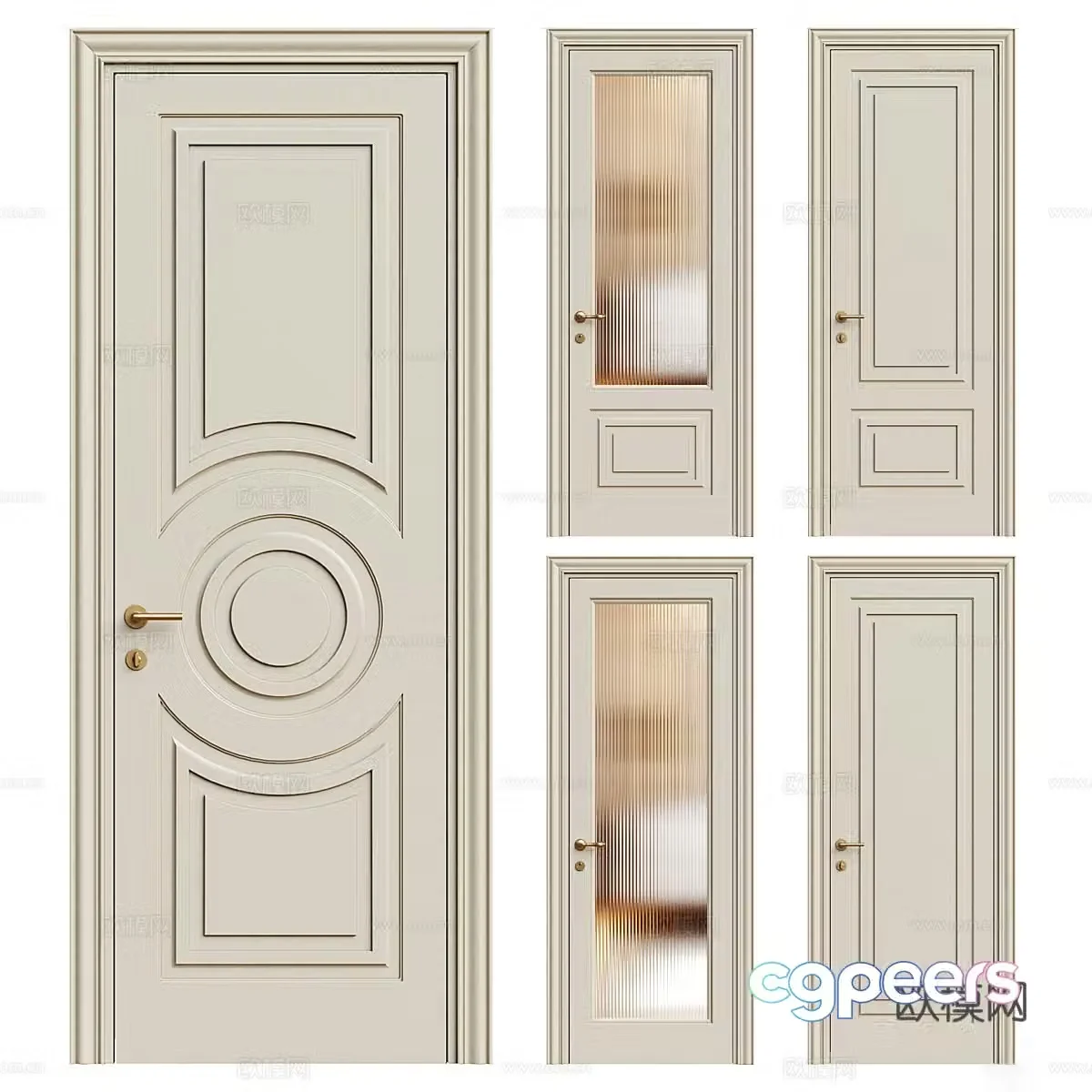 door swing door 3d model